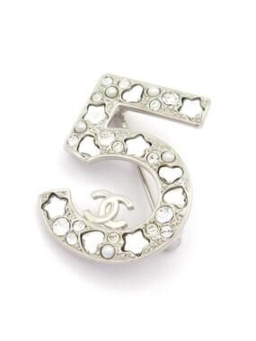 Chanel No. 5 Silver Hardware #281227C12B